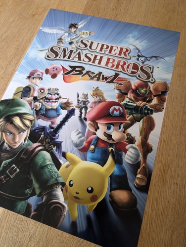 Poster rissa super smash bros - super,